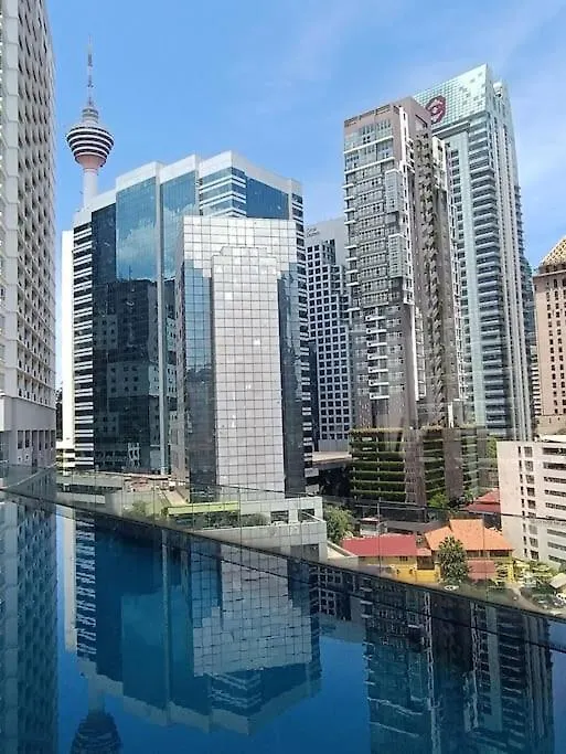 Rm238 Bukit Bintang Balcony Studio Infinty Pool Kuala Lumpur Appartamento