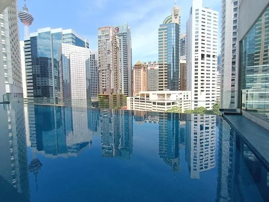Appartamento Rm238 Bukit Bintang Balcony Studio Infinty Pool Kuala Lumpur